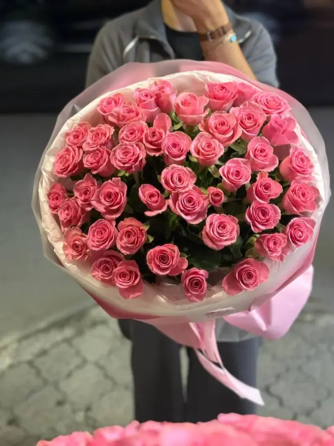 Букет из роз сорта Свинг фото