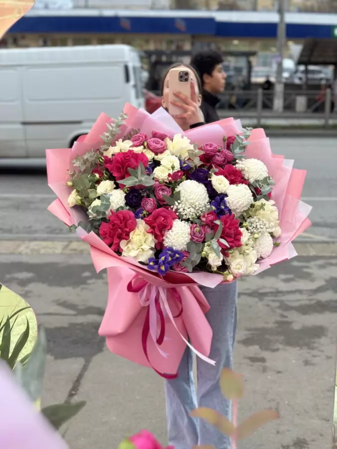 Букет розовое превосходство фото