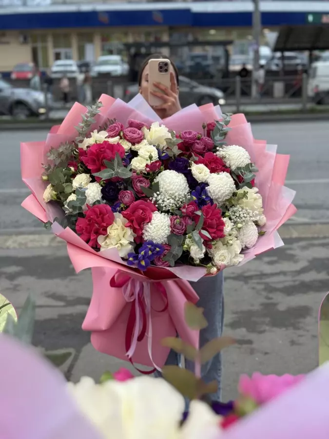 Букет розовое превосходство фото